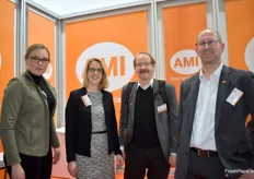 Alessa Leder, Sonja Astor, Hans-Christoph Behr und Michael Koch von der Agrarmarkt Informations-Gesellschaft mbH.